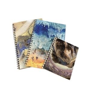 Super Unique Artist Spiral Notebook‎ 1 - 4"x 5.5", 2 - 8.5 "X 6" - 3 Pack